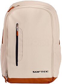 MOCHILA SOFTEE PREMIER: Branco/Castanho ÚNICA