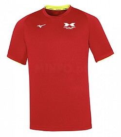 T-SHIRT MIZUNO-HARLEM SLEEVE - Vermelho XXL