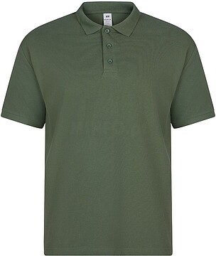 6308145 Polo Adulto Manga Curta Algodão 210g Verde Tamanho M