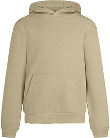 Sweatshirt Kids Algodão 270g Com Capuz Beje Tamanho 5/6 Swe...