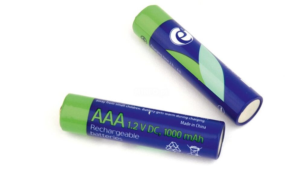 Pilhas Aaa Gembird NI-MH Recarregáveis 1000MAH 2PCS Embalagem em Blister EG-BA-AAA10-01