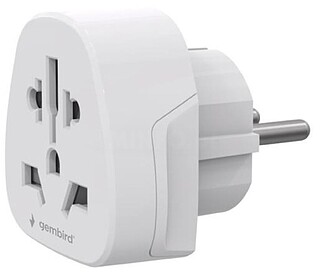 Gembird A-AC-EUMINTF Adaptador de Viagem