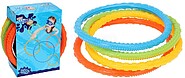 Brinquedos de mergulho, kit de 4 aros coloridos diâmetro 15cm G-81067