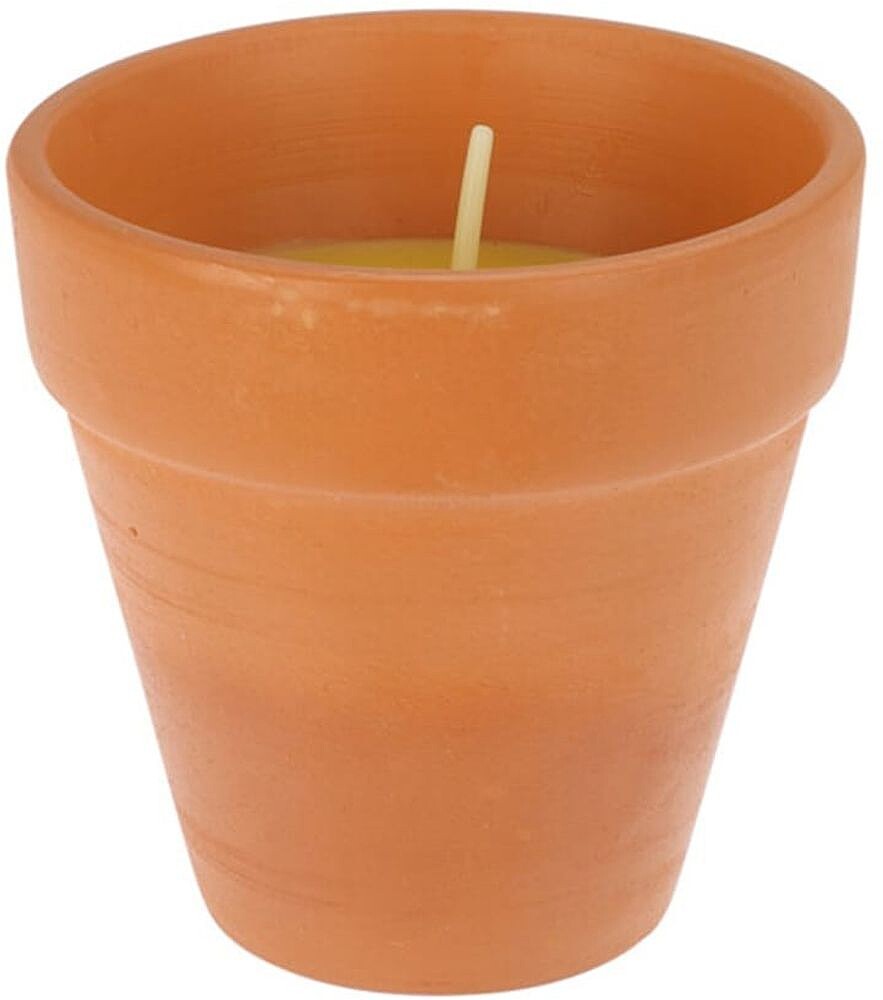 Vela de citronela terracota ø9 x 9,8 cm G-06309