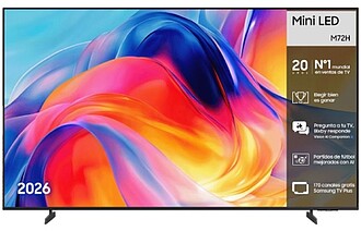 Televisor Samsung Mini LED M72H 75”/ Ultra HD 4K/ Smart TV...
