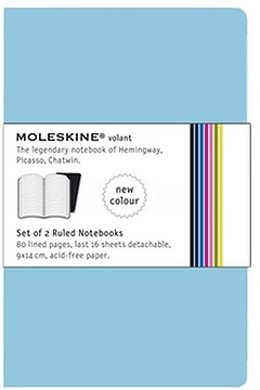 ALT-MOL62931533 : Volant de Enderecos XS Moleskine Azul Claro, 56 Folhas com Rotulos Alfabeticos, 6,5x10,5cm