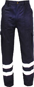 T-003 R Calça Multi-bolsos tam: XXL (54-56) cor: Azul Marin...