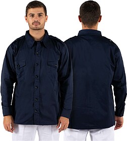 CA-30 Camisa multi-bolsos tam: XXL cor: Azul Marinho - Belca...