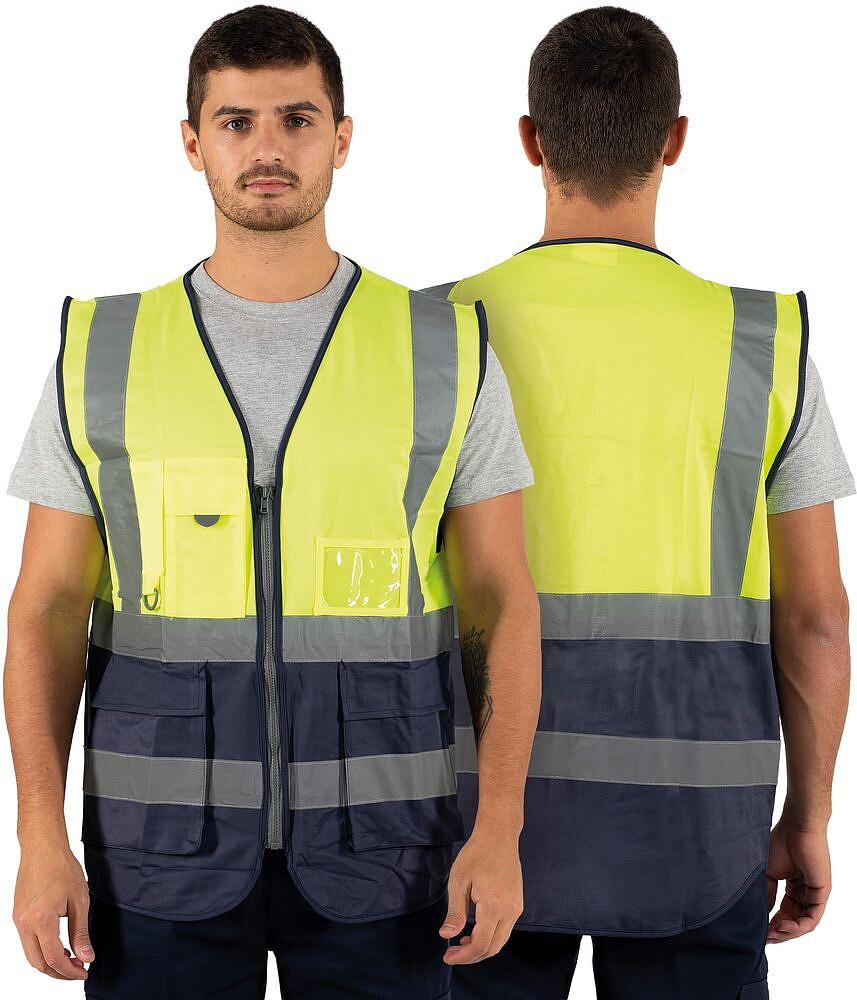 Colete Multibolsos Refletor CL-03