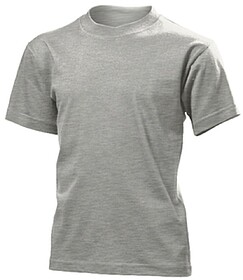 T-SHIRT 150G. tam: L cor: Cinza mescla - Belcamp