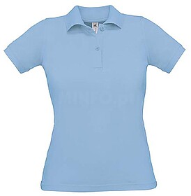BC56003362S Safran Pure Women : Azul Claro S Polo B&C Safran...