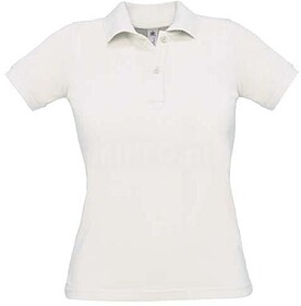 BC560033B00L Safran Pure Women : Branco L Polo B&C Safran Pu...