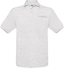 BC56003692M Safran Pocket : Cinza mesclado M Polo B&C Safran...