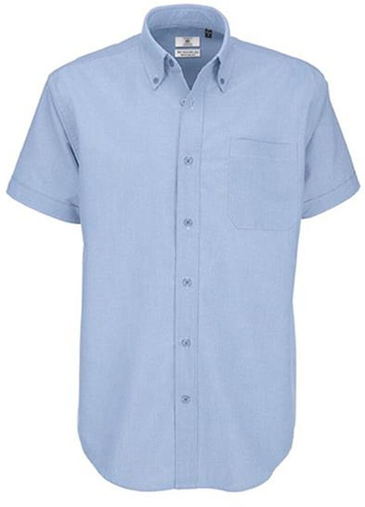 Camisa Oxford manga curta Homem BC560062