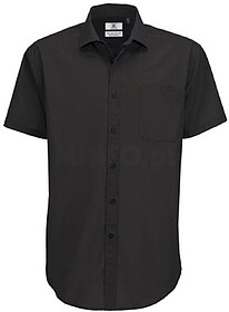 BC56007011S Smart : Preto S Camisa B&C Smart manga curta Hom...