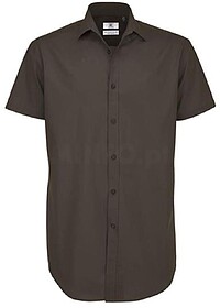 BC56007437S Black Tie : Castanho S Camisa B&C Black Tie mang...