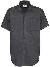 BC56007896XL Sharp : Cinza Escuro XL Camisa B&C Sharp manga ...