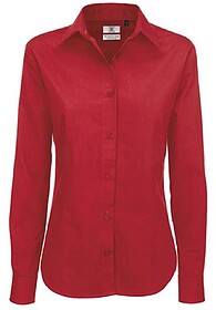 BC56007953XL Sharp LSL Women : Vermelho Escuro XL Camisa B&C...