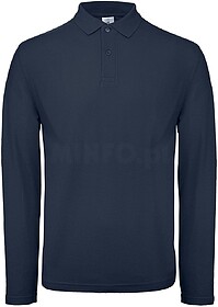 BC56023965M ID.001 LSL : Azul Marinho M Polo B&C ID.001 mang...