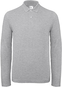 BC56023995M ID.001 LSL : Cinza Claro M Polo B&C ID.001 manga...