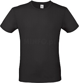 BC56030111M #E150 : Preto M T-shirt B&C #E150 - 100% Algodã...