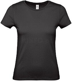 BC56030211M #E150 Women : Preto M T-shirt B&C #E150 Women - ...