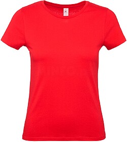 BC56030252M #E150 Women : Vermelho M T-shirt B&C #E150 Women...