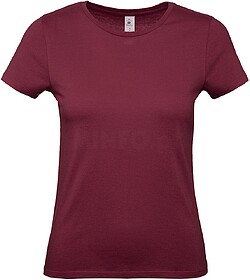 BC56030254M #E150 Women : Bordeaux M T-shirt B&C #E150 Women...