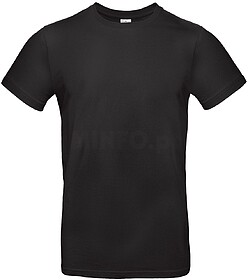 BC560303112XL #E190 : Preto 2XL T-shirt B&C #E190 - 100% Alg...