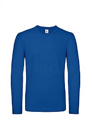 BC56031164S #E150 LSL : Azul Royal S T-shirt B&C #E150 manga...