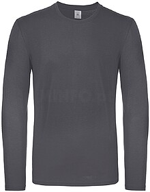 BC56031196M #E150 LSL : Cinza Escuro M T-shirt B&C #E150 man...