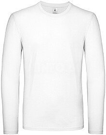 BC560311B00M #E150 LSL : Branco M T-shirt B&C #E150 LSL - 10...