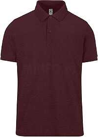 BC560336HP9M My Polo 210 : Heather Burgundy M B&C My Polo 21...