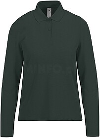 BC5603414XM My Polo 180 LSL Women : Dark Forest M B&C My Pol...