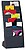 Expositor Paperflow de Solo com 8 Compartimentos NA Cor Preto 1083 X 350 X 443 MM 285.01 - imagem 2