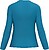 T-shirt de manga comprida decote V senhora K382 - imagem 2