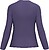 T-shirt de manga comprida decote V senhora K382 - imagem 2