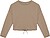 Sweatshirt eco-respons’ável decote redondo oversize crop de senhora NS429 - imagem 2