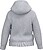 Sweatshirt reciclada com fecho e capuz criança K4045 - imagem 2
