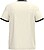 T-shirt ringer eco-responsável com contrastes e aspecto lavado de homem NS360 - imagem 2