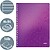 Caderno 80 folhas 80 g/m2, microperfuradas, pautado, formato A4 - NEW : Violeta metaliz. (Venda multiplos 6) es46370062 - imagem 2