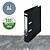 Pasta Arquivo L50 Recycle 320x285mm Preto Pasta Arquivo L50 Recycle 320x285mm Preto - imagem 2