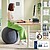 Balão de Assento Active de 65CM Antiderrapante Cinza-Escuro Leitz 65420089 - imagem 2