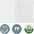 Cx. de 25 classificadores Leitz pvc Din A4 : branco es41910001 - imagem 2