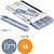 Cx. 5 cartuchos de agrafes Leitz k6 azul (25 folhas) : galvaniz es55910000 - imagem 2