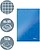 80 folhas 90 g - quadriculado 5, microperfuradas, A5 : azul : venda multiplos 6 uni es46281036 - imagem 2