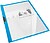 Classificador Clip-File 6mm VIVIDA : azul : venda multiplos 25 uni es563850 - imagem 2