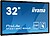 iiyama ProLite TF3215MC-B2AG - Monitor LCD - 32” (31.5” visível) - moldura aberta - ecrã de toque - 1920 x 1080 Full HD (1080p) - VA - 500 cd/m² - 3000: 1 - 8 ms - HDMI, VGA, DisplayPort - preto - imagem 2