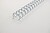 Espiral Gbc Preta Modelo Wire 3: 1 12,7 MM N.8 com Capacidade para 105 Folhas RG810810 - imagem 2