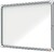 Vitrina Externa Nobo 8 Folhas A4 Superfície Magnética Branca - 692x972x45mm - Porta com Fechadura de Segurança, Estrutura de Alumínio - Resistente a Intempéries - Cor Branca - imagem 2